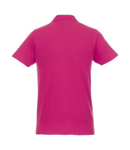 Elevate Mens Helios Short Sleeve Polo Shirt (Magenta)
