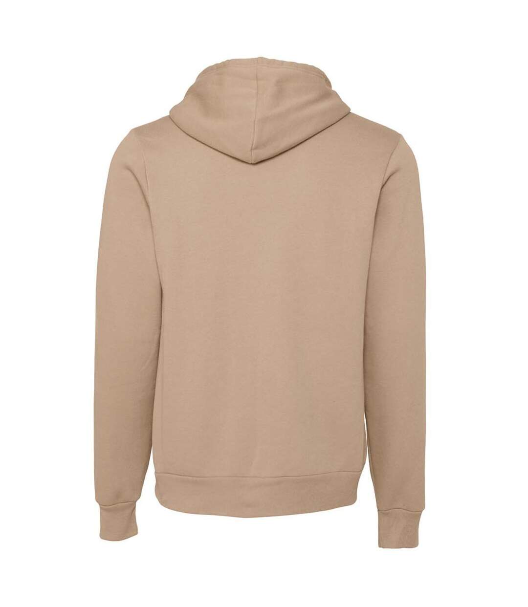 Sweat capuche unisexe marron clair Bella + Canvas-2