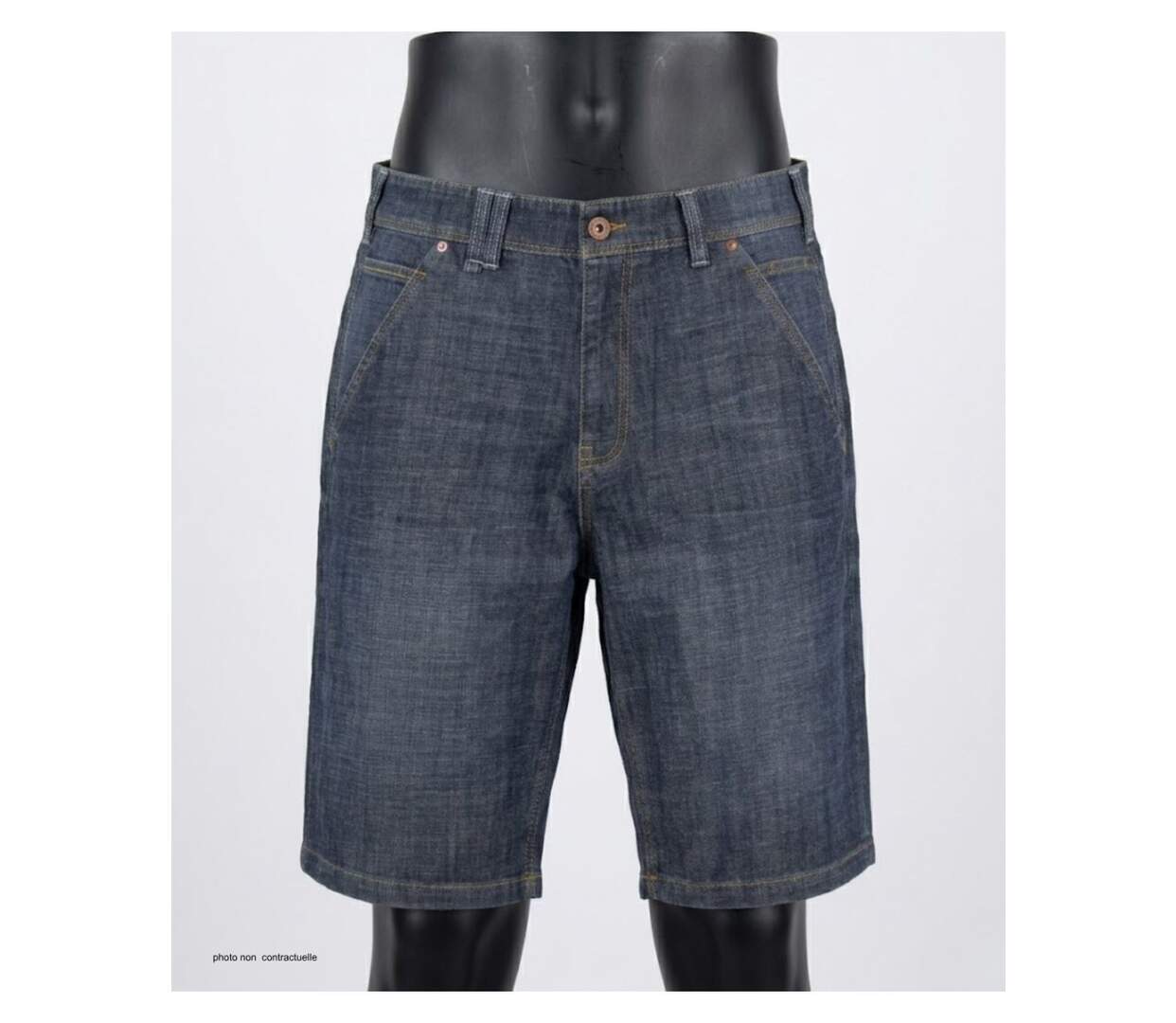 Bermuda en jean CHALLENGER IBIS1 : le short denim extensible au confort absolu-3
