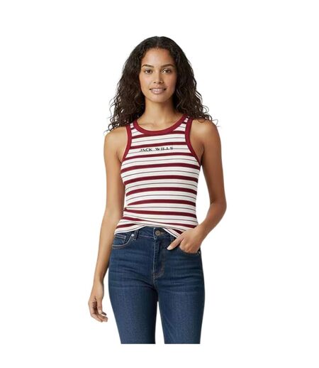 Débardeur Motif/style À Rayures Femme Rouge Jack Wills