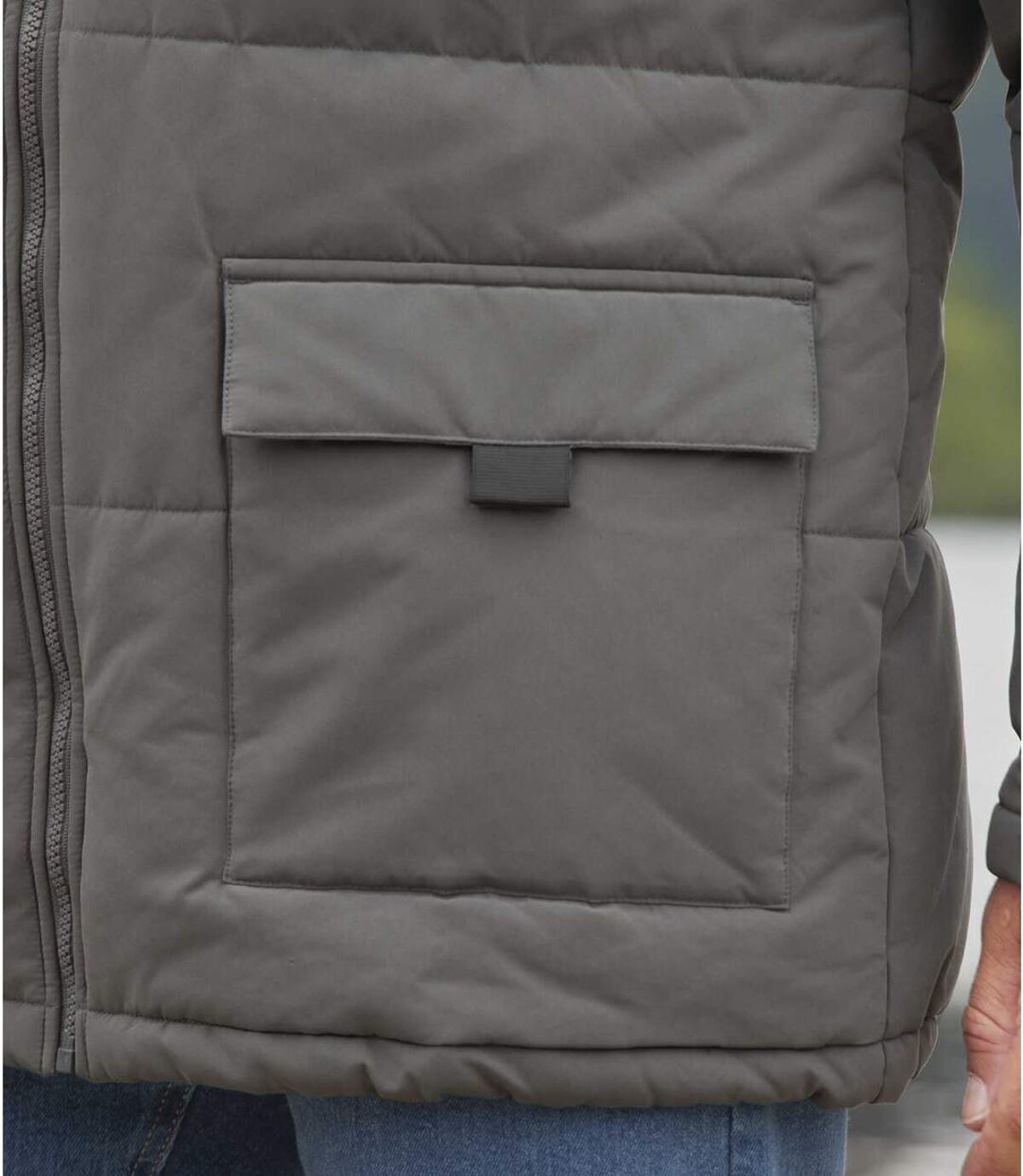 Wattierter Parka Winter Mountain mit Steppfutter Atlas For Men