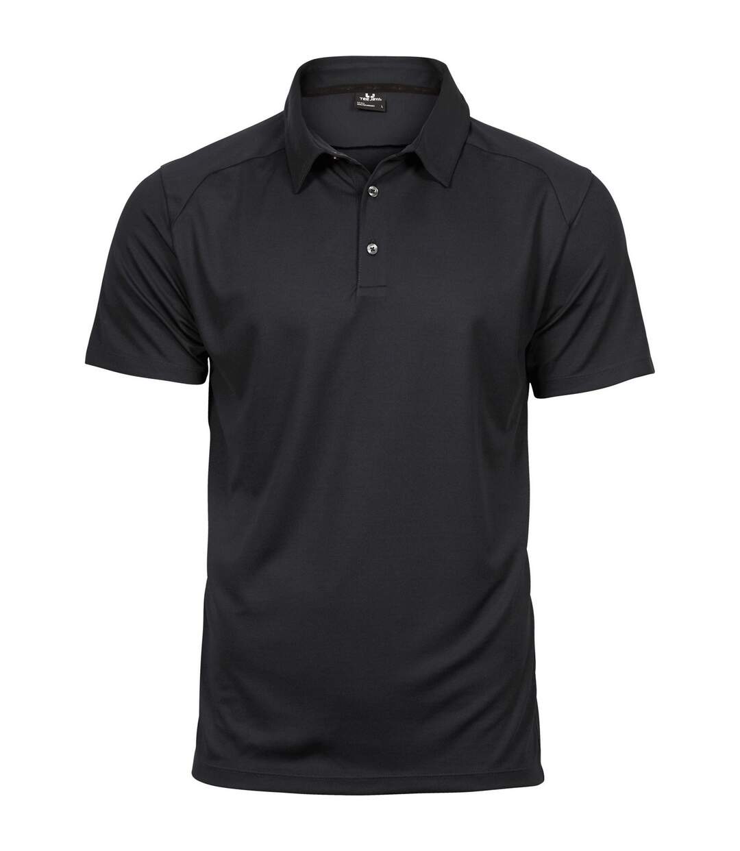 Mens Luxury Sport Polo Shirt Black Tee Jays-1