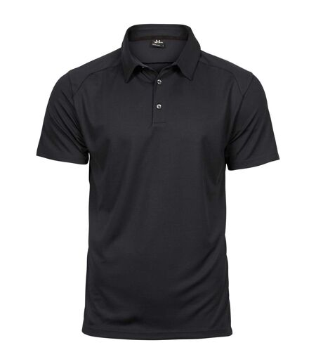 Mens Luxury Sport Polo Shirt Black Tee Jays