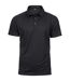 Mens Luxury Sport Polo Shirt Black Tee Jays-1