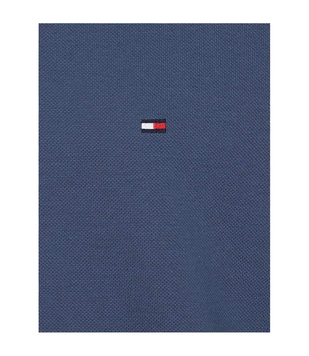 Mens 1985 Embroidered Logo Polo Shirt Indigo Tommy Hilfiger-3