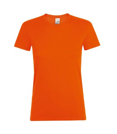 SOLS Womens/Ladies Regent Short Sleeve T-Shirt (Orange)