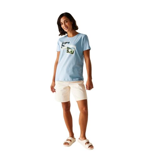 T-shirt filandra vx under the sun femme bleu chambray Regatta