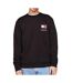 Sweat Noir Homme Tommy Hilfiger Reg Essential - L