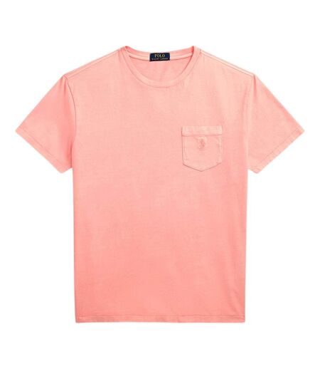 T-shirt Motif/style Brodé Homme Rose Clair Ralph Lauren
