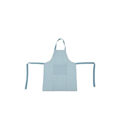 Tablier de Cuisine Imprimé Tikal 80cm Bleu Canard