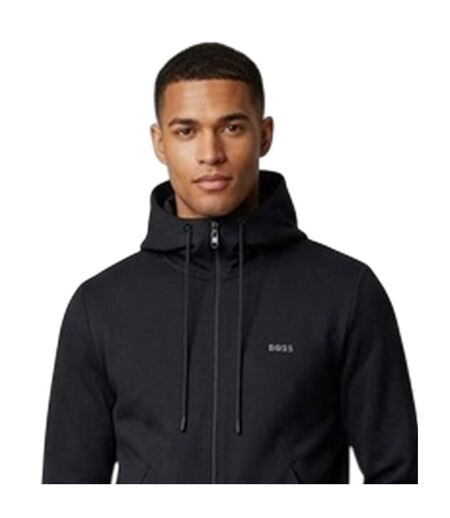 Mens Saggy Sweat Jacket Black Boss