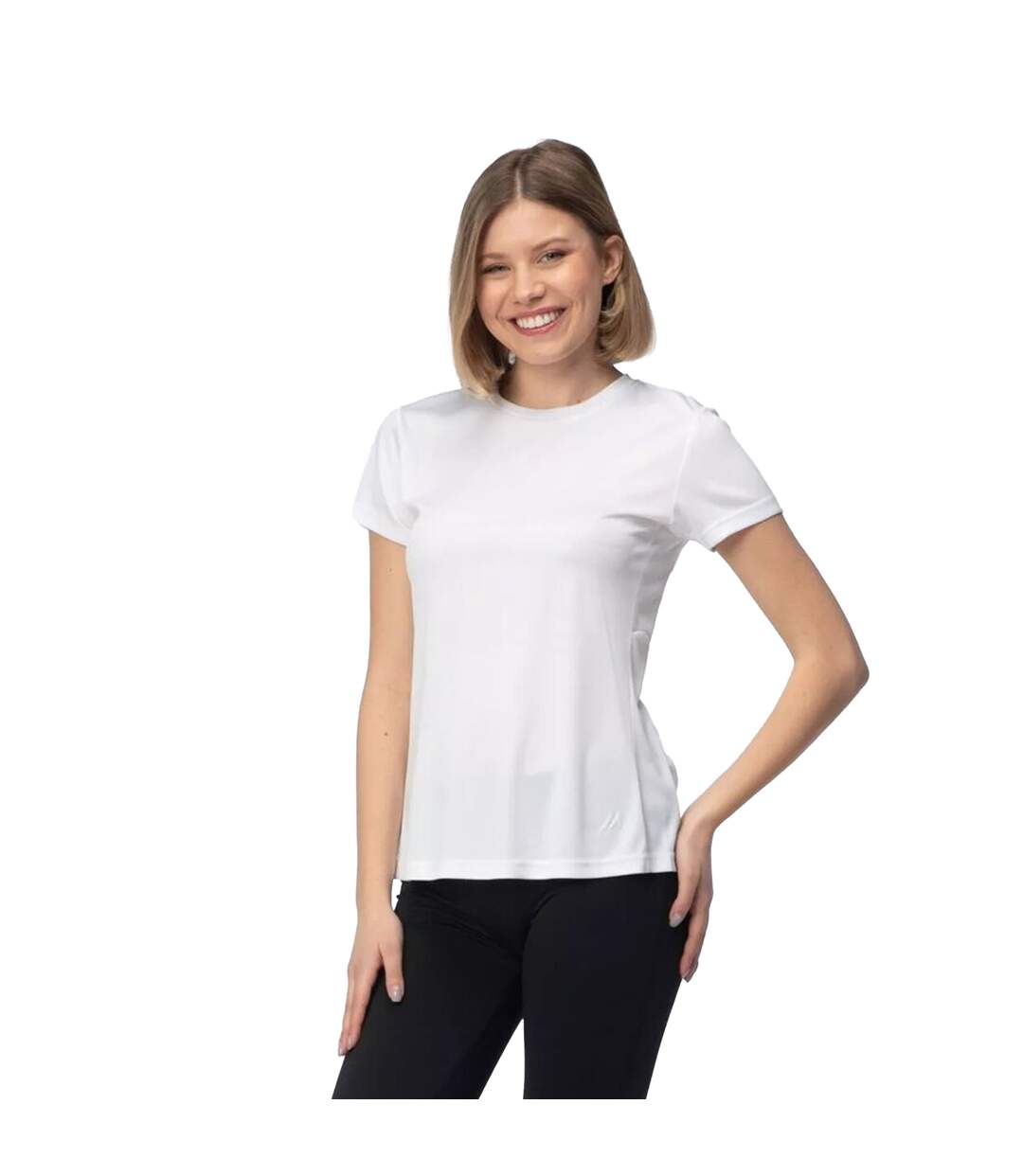 T-shirt Manches Courtes Nalso Femme Blanc Martes-1