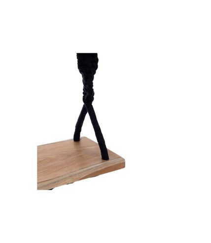 Balançoire Déco en Bois Albasia 220cm Noir