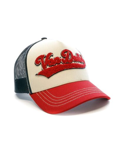 Casquette Beige/Rouge/Noire Homme Von Dutch Grafitti - Taille unique