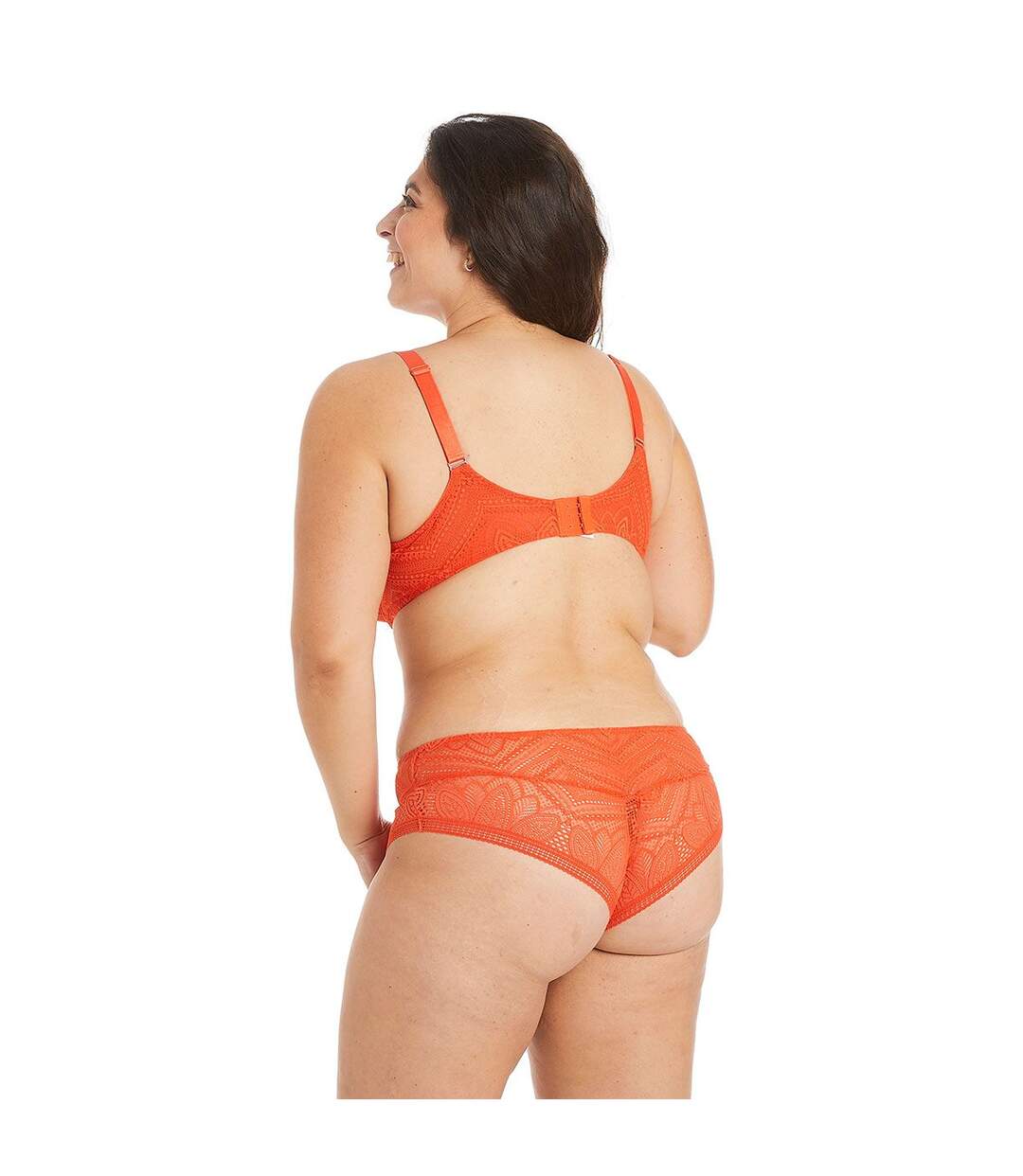 Soutien-gorge à armatures grand maintien orange Etoile