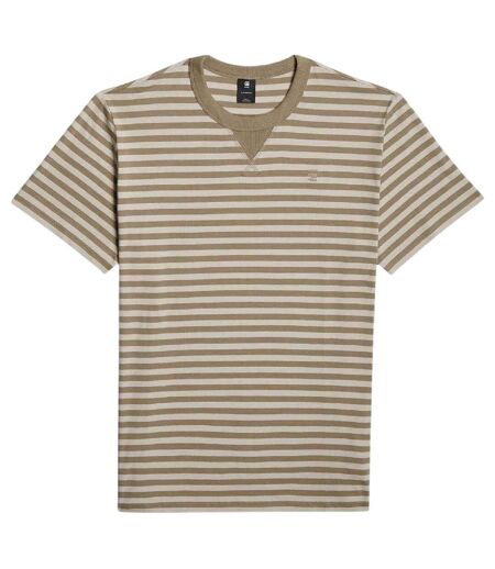 T-shirt Motif/style À Rayures Homme Vert G-Star