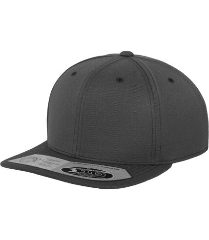 Yupoong Flexfit Unisex 110 Plain Fitted Snapback Cap (Pack of 2) (Dark Grey) - UTRW6751