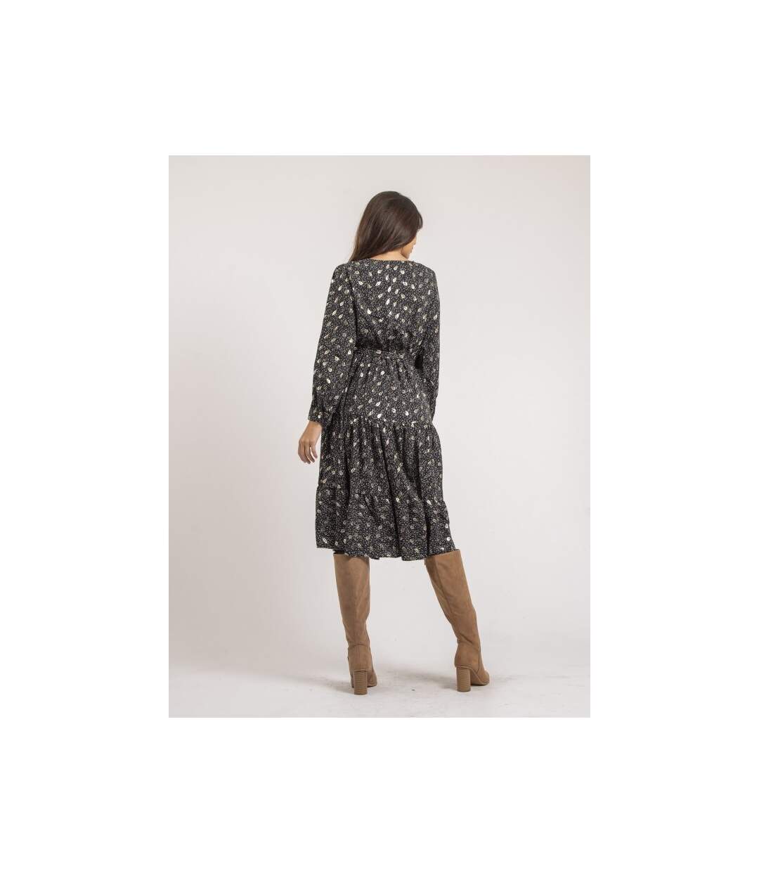 Robe mi-longue motifs IVELIA - Dona X Lisa-2