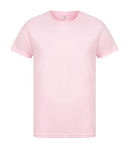 Classic mens ringspun tee blush pink Casual