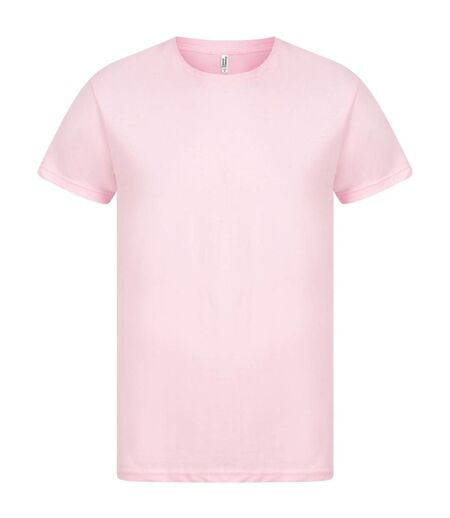 Classic mens ringspun tee blush pink Casual