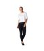 Haut court femme blanc Tavi Noir