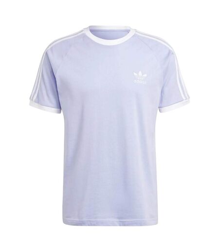 T-shirt Motif/style 3 Rayures Classics Homme Rose Violet Adidas