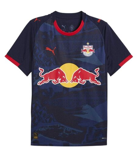 Mens 2025/2026 Red Bull Away Shirt Navy Red Puma