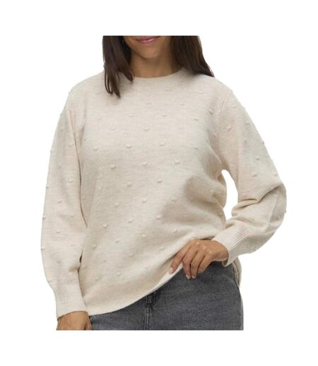 Pull beige femme vero moda curve francesca