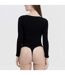 Ladies Essentials Long Sleeve Top Sculpting Recycled Stretch Everyday Fit-5