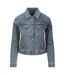 Womens/ladies olivia denim jacket light blue Awdis