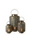 Lanterne Cylindrique en Métal Antique 65cm Bronze-4