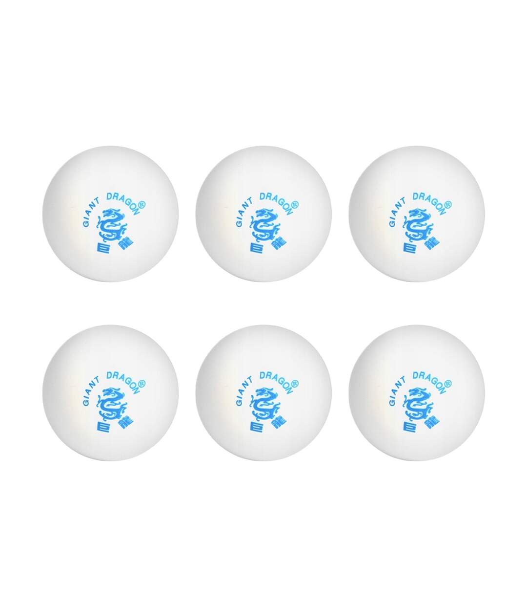 Giant Dragon Plastic Ping Pong Balls One Size White SMJ Sport-1