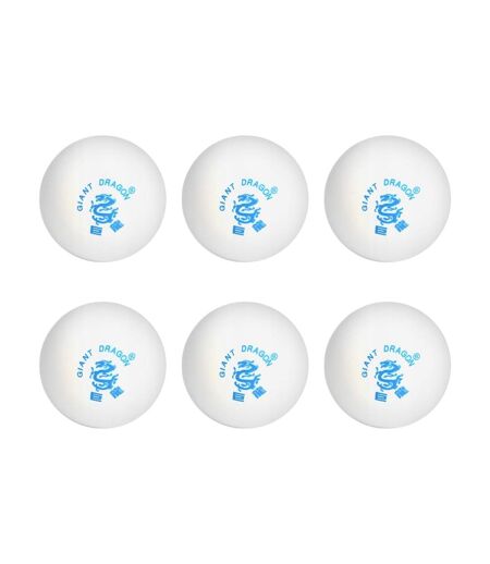 Giant Dragon Plastic Ping Pong Balls One Size White SMJ Sport