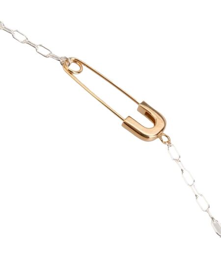 Safety Pin Bracelet One Size Gold Ambush