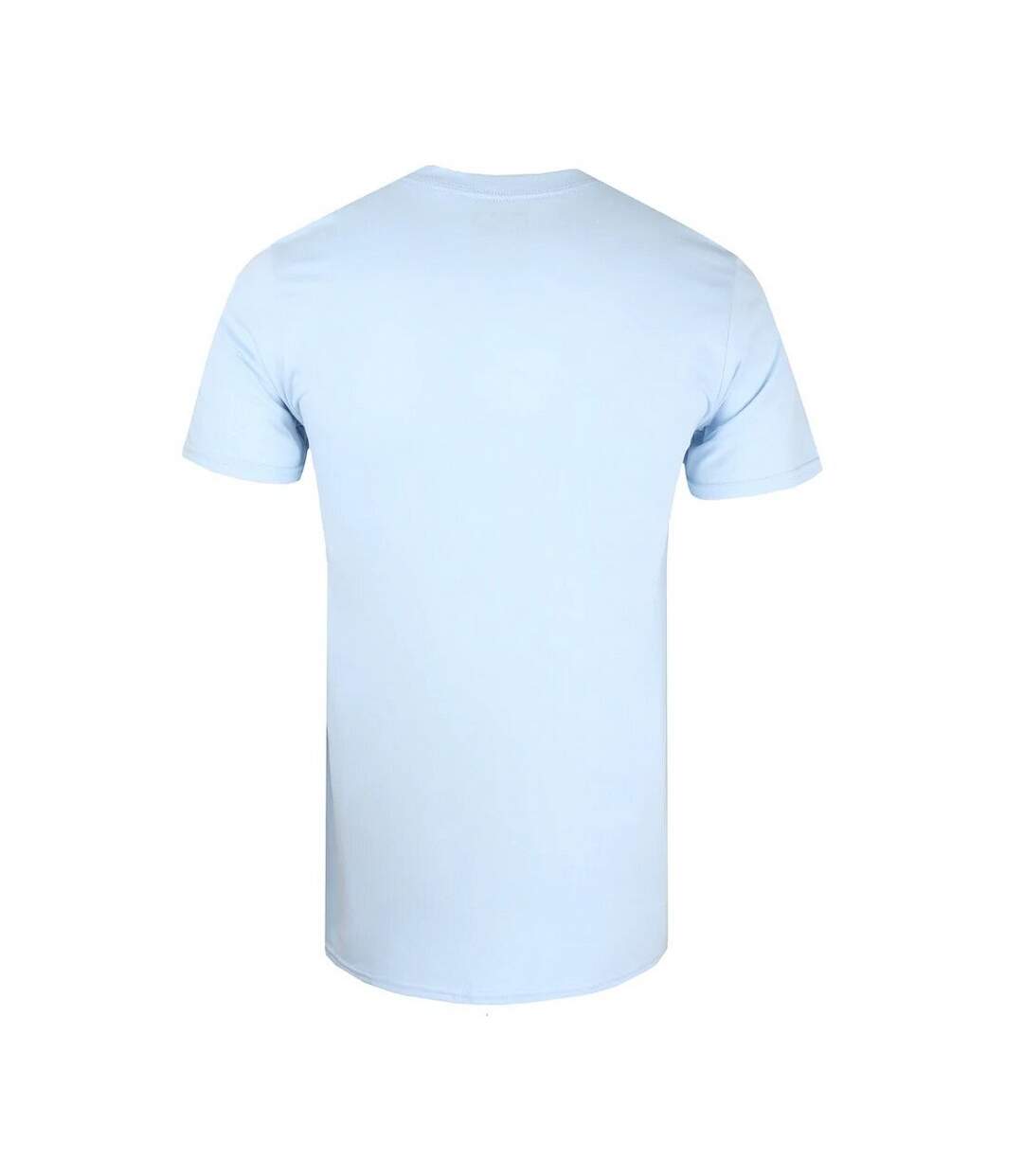 Marvel T-shirt avec logo pour hommes (Bleu ciel) - UTTV863