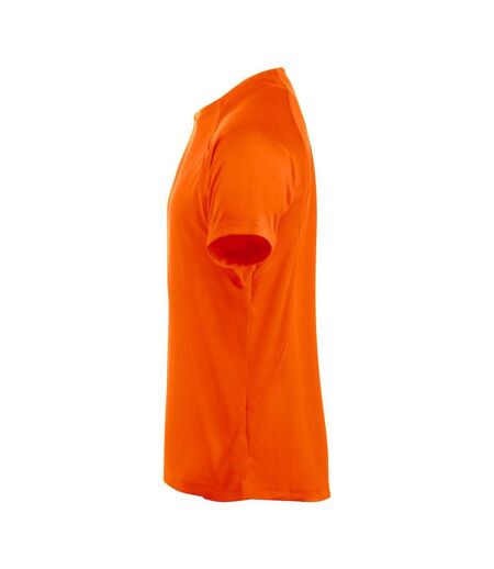 T-shirt Premium Homme Orange Fluo Clique