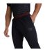 Mens elite hybrid jogging bottoms black/cherry tomato Umbro-4