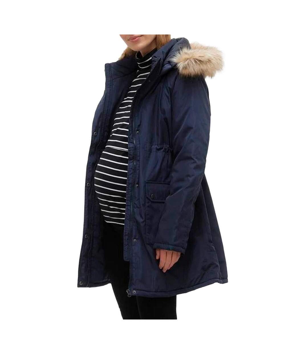 Parka Marine Femme Mamalicious Macy - M-3