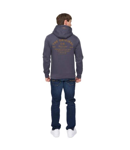 Mens Shoptown Hoodie Navy Crosshatch