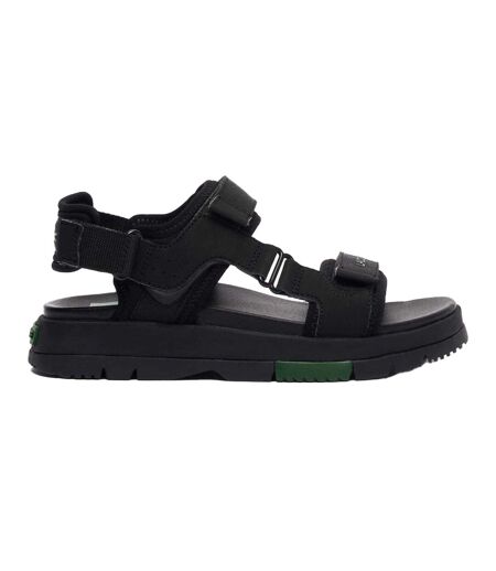 Womens/ladies suruga premium sandals black/green Lacoste