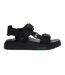 Womens/ladies suruga premium sandals black/green Lacoste-2
