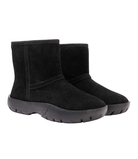 Bottines Coupe Confortable Femme Noir Golddigga