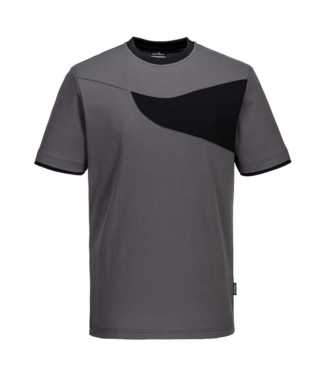 T-shirt homme gris foncé / noir Portwest