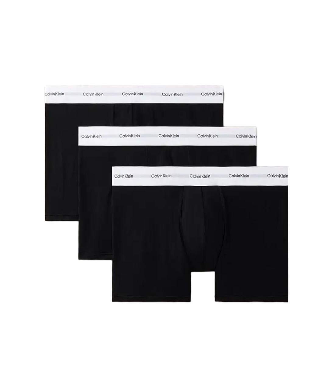 x3 boxers noir/blanc  homme calvin klein jeans brief - l-2