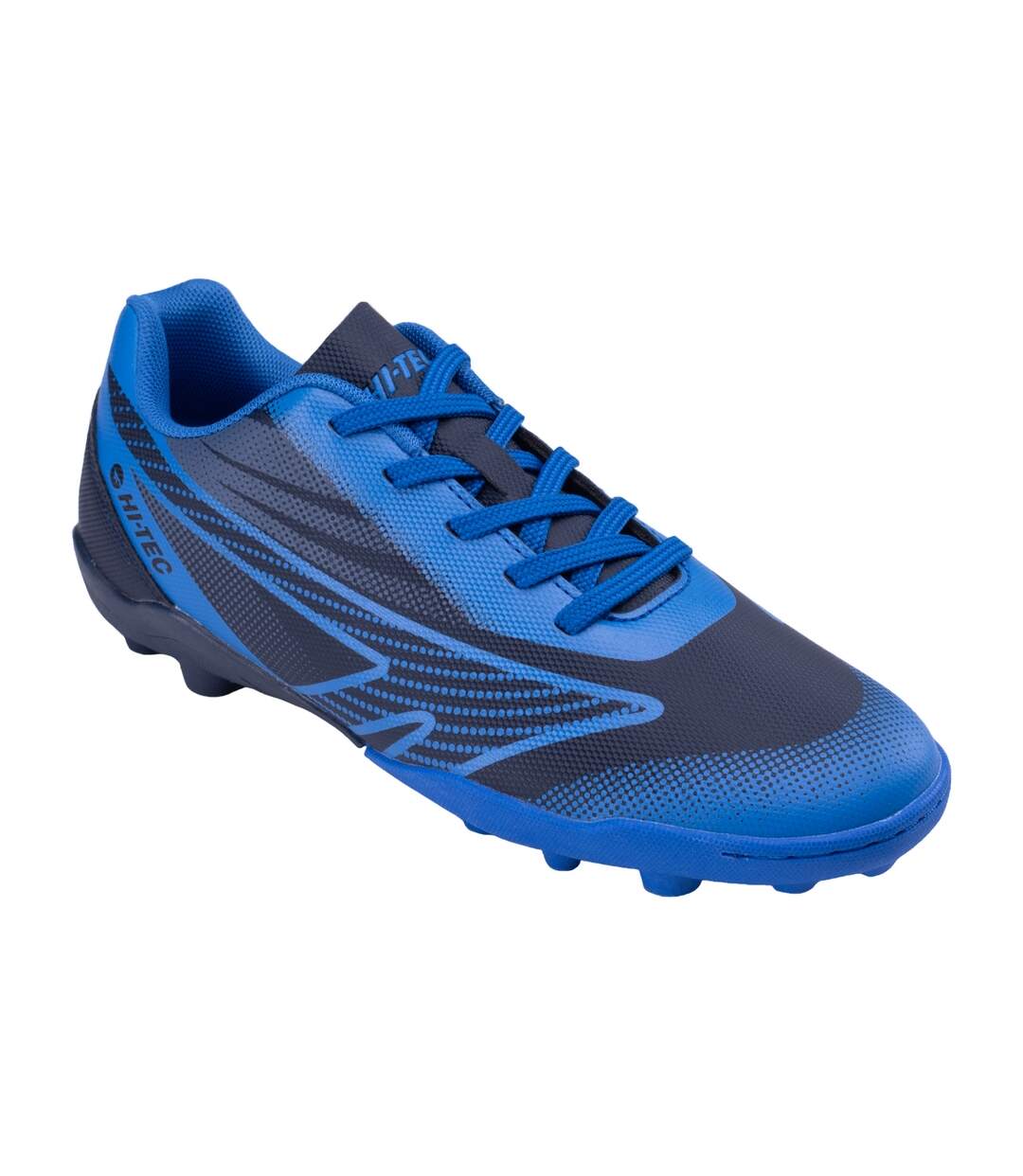 Chaussures De Foot Pour Terrain Ferme Hilan Enfant Bleu Bleu Marine Hi-Tec-1