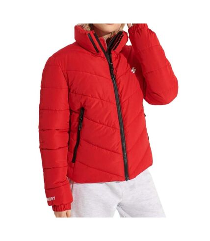 Doudoune Rouge Femme Superdry Sports Puffer - 36