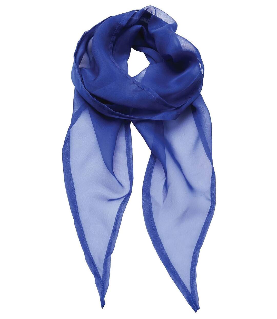 Foulard mousseline - PR740 - bleu roi-1