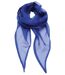 Foulard mousseline - PR740 - bleu roi