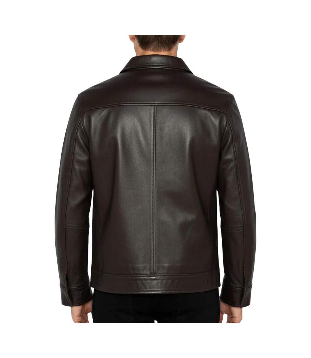Blouson marron homme schott lcadambro-2