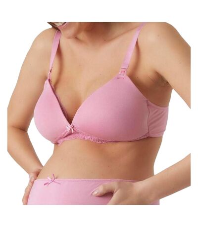 Soutien Gorge d'allaitement 2 en 1 Rose Femme Mamalicious Wamour - L